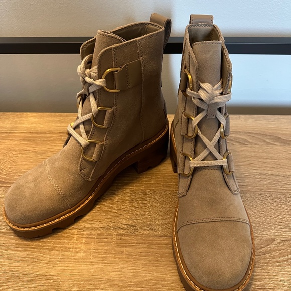 SOREL Joan Now Lace, Omega Taupe, Size 8 - Picture 8 of 10